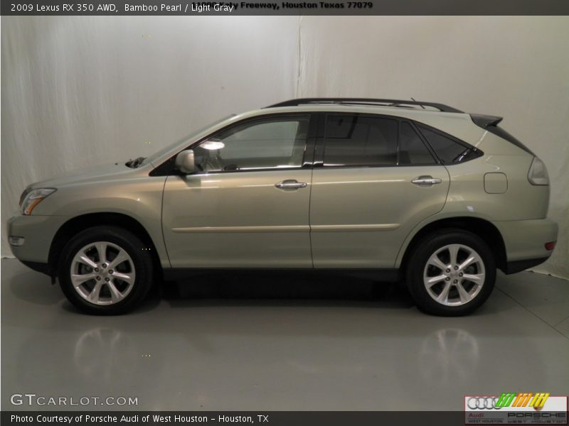 Bamboo Pearl / Light Gray 2009 Lexus RX 350 AWD