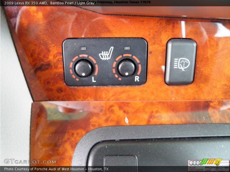 Bamboo Pearl / Light Gray 2009 Lexus RX 350 AWD