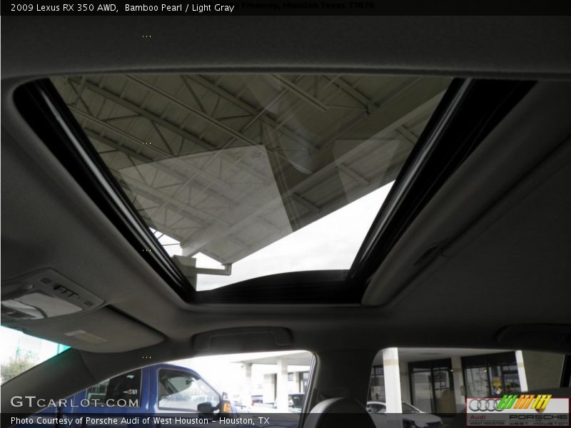Bamboo Pearl / Light Gray 2009 Lexus RX 350 AWD