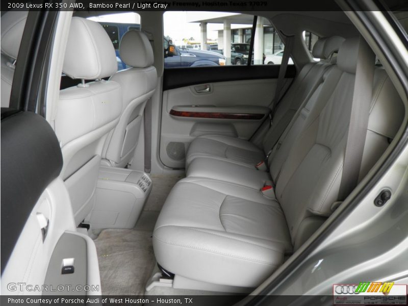 Bamboo Pearl / Light Gray 2009 Lexus RX 350 AWD