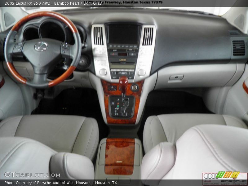 Bamboo Pearl / Light Gray 2009 Lexus RX 350 AWD
