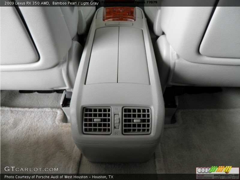 Bamboo Pearl / Light Gray 2009 Lexus RX 350 AWD