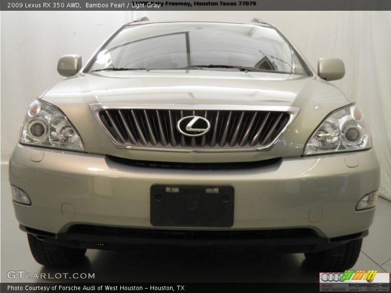 Bamboo Pearl / Light Gray 2009 Lexus RX 350 AWD