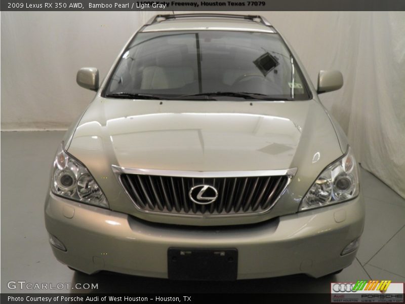 Bamboo Pearl / Light Gray 2009 Lexus RX 350 AWD