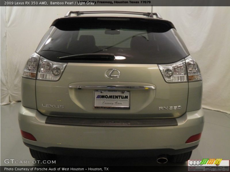 Bamboo Pearl / Light Gray 2009 Lexus RX 350 AWD
