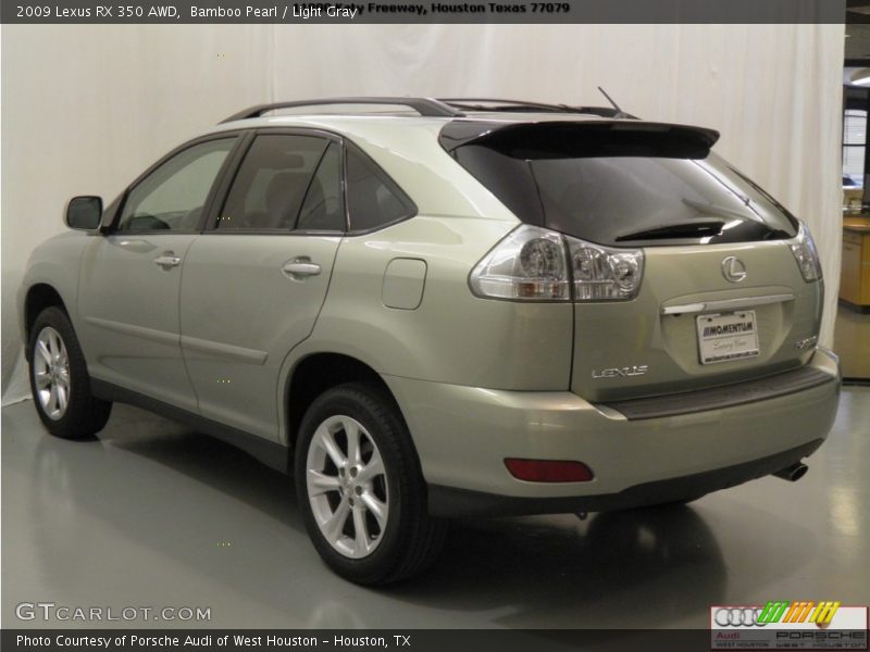 Bamboo Pearl / Light Gray 2009 Lexus RX 350 AWD