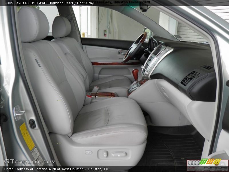 Bamboo Pearl / Light Gray 2009 Lexus RX 350 AWD