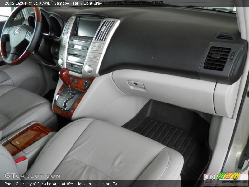 Bamboo Pearl / Light Gray 2009 Lexus RX 350 AWD