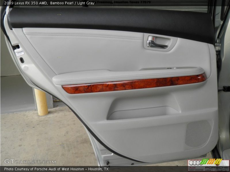 Bamboo Pearl / Light Gray 2009 Lexus RX 350 AWD
