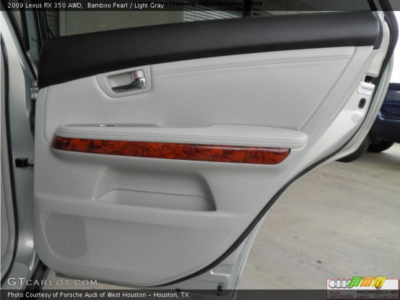 Bamboo Pearl / Light Gray 2009 Lexus RX 350 AWD