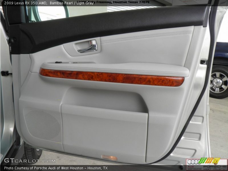 Bamboo Pearl / Light Gray 2009 Lexus RX 350 AWD