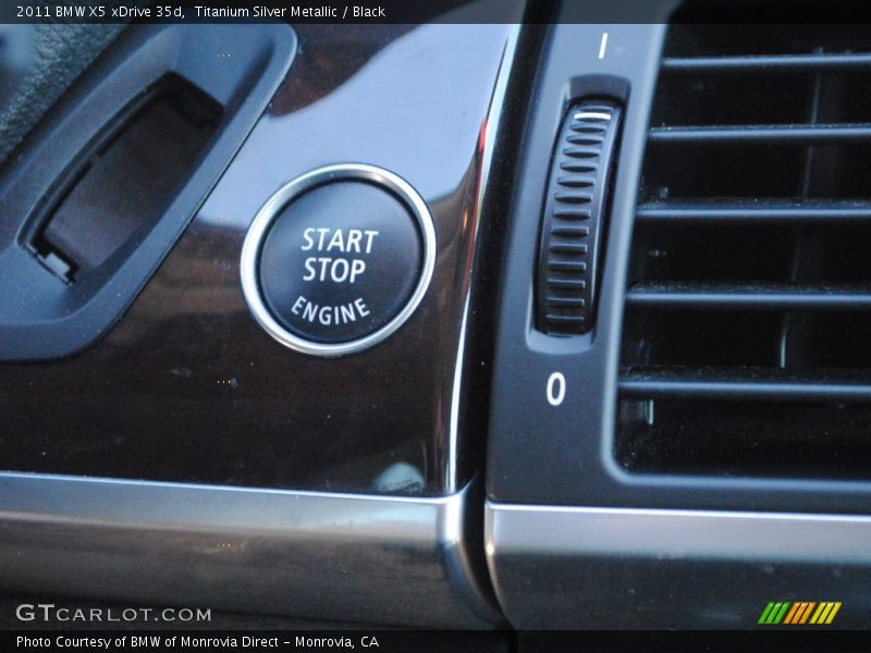 Titanium Silver Metallic / Black 2011 BMW X5 xDrive 35d
