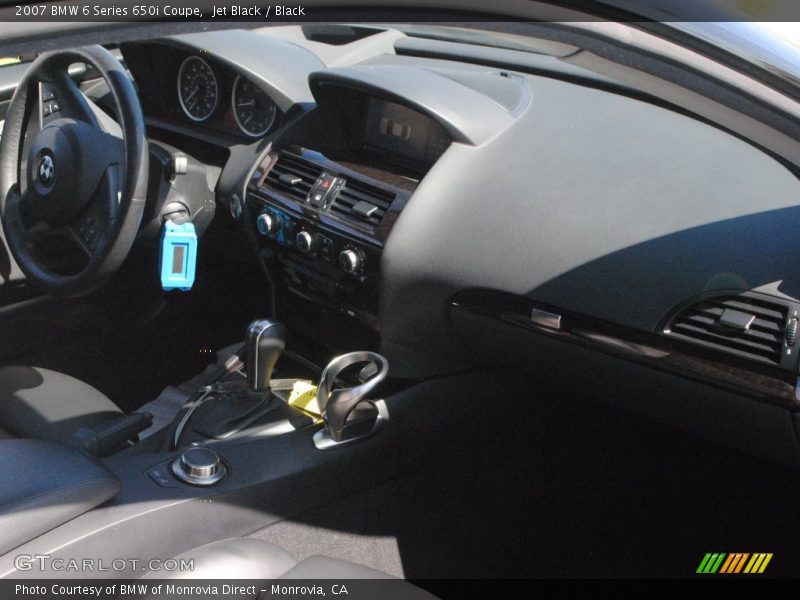 Jet Black / Black 2007 BMW 6 Series 650i Coupe