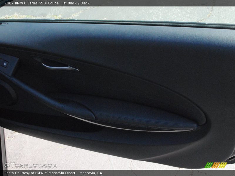 Jet Black / Black 2007 BMW 6 Series 650i Coupe