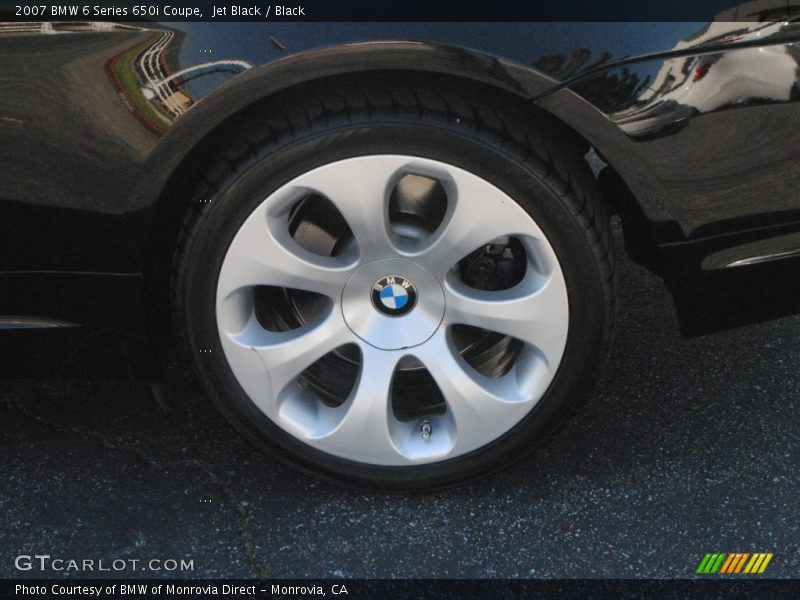 Jet Black / Black 2007 BMW 6 Series 650i Coupe