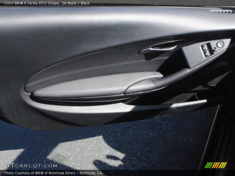 Jet Black / Black 2007 BMW 6 Series 650i Coupe