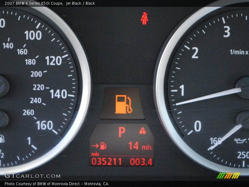 Jet Black / Black 2007 BMW 6 Series 650i Coupe