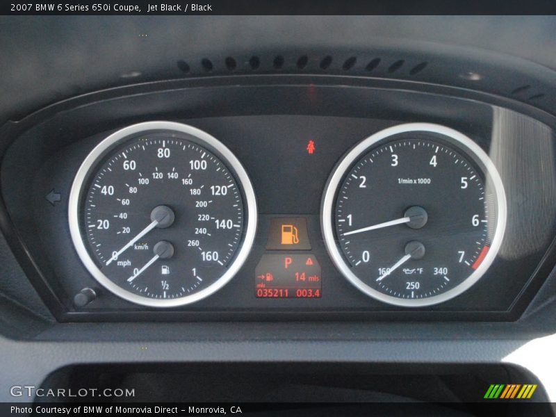 Jet Black / Black 2007 BMW 6 Series 650i Coupe
