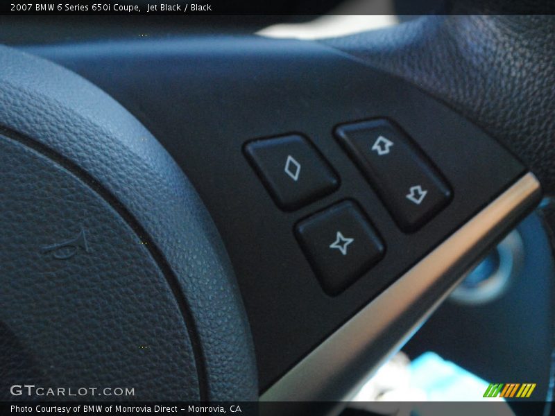 Jet Black / Black 2007 BMW 6 Series 650i Coupe