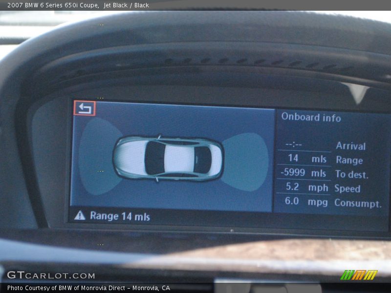 Jet Black / Black 2007 BMW 6 Series 650i Coupe