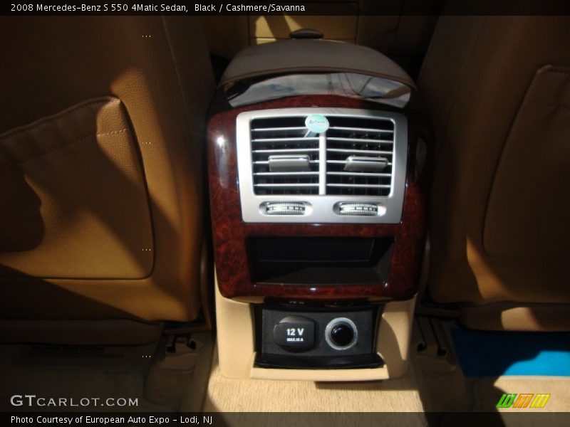 Black / Cashmere/Savanna 2008 Mercedes-Benz S 550 4Matic Sedan