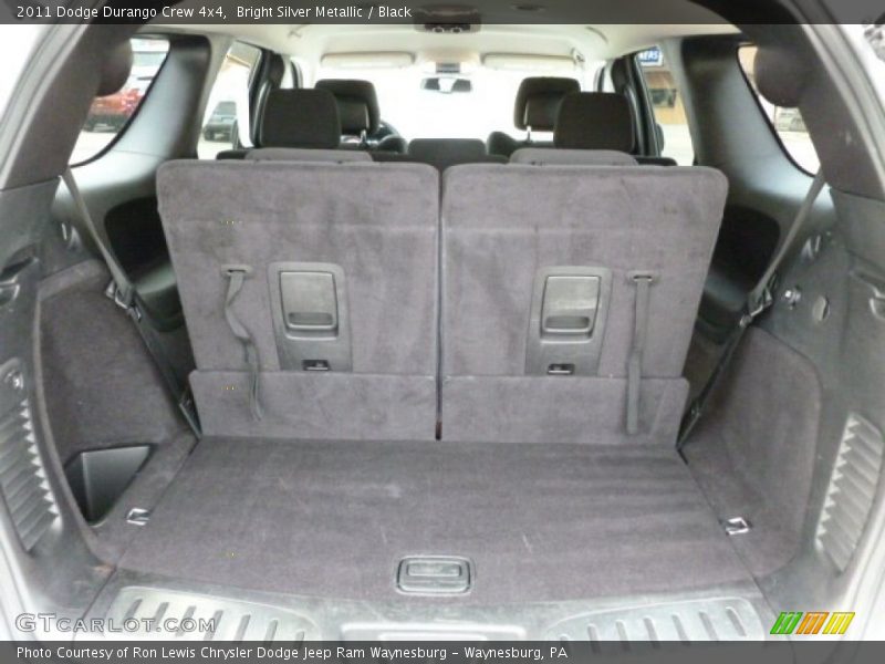 Bright Silver Metallic / Black 2011 Dodge Durango Crew 4x4