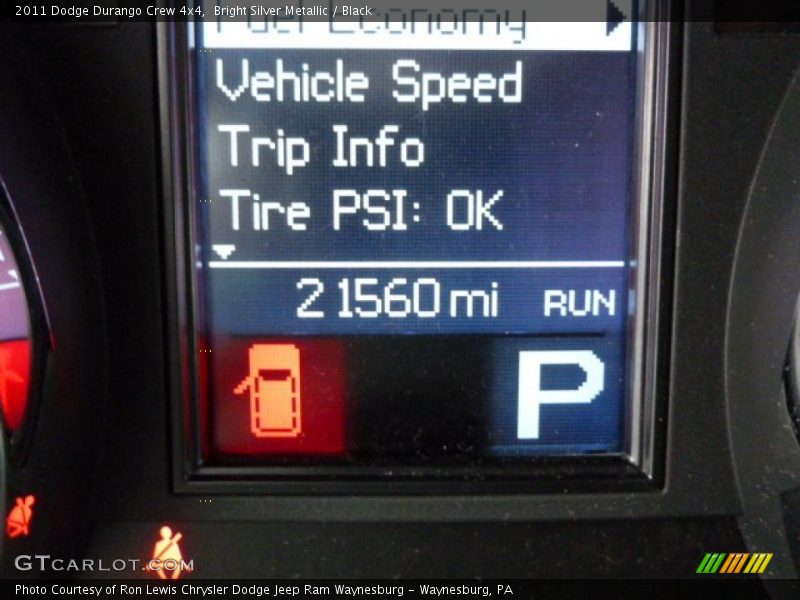 Bright Silver Metallic / Black 2011 Dodge Durango Crew 4x4