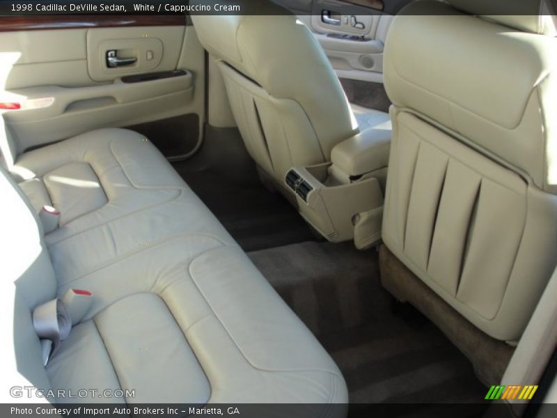 White / Cappuccino Cream 1998 Cadillac DeVille Sedan