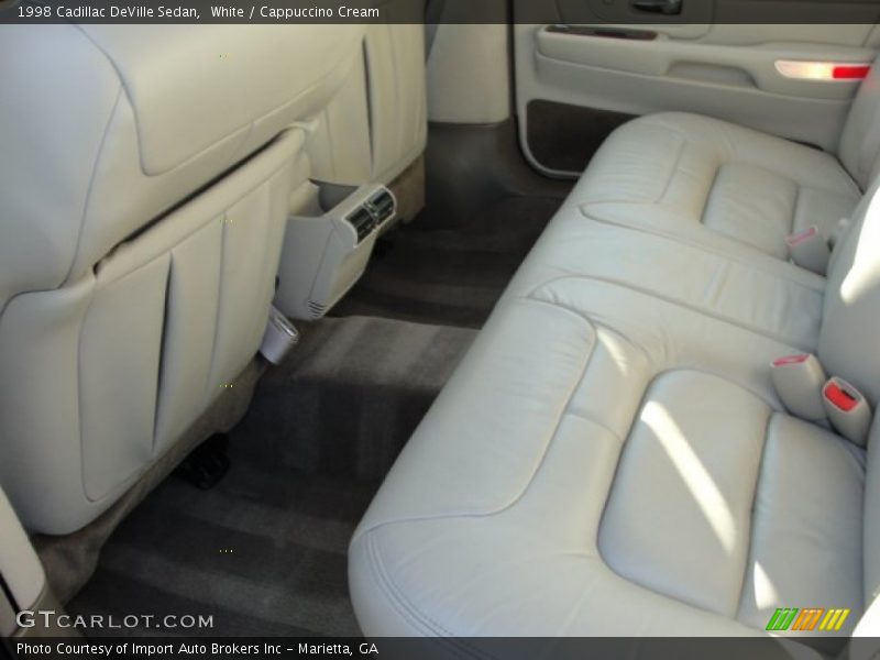 White / Cappuccino Cream 1998 Cadillac DeVille Sedan