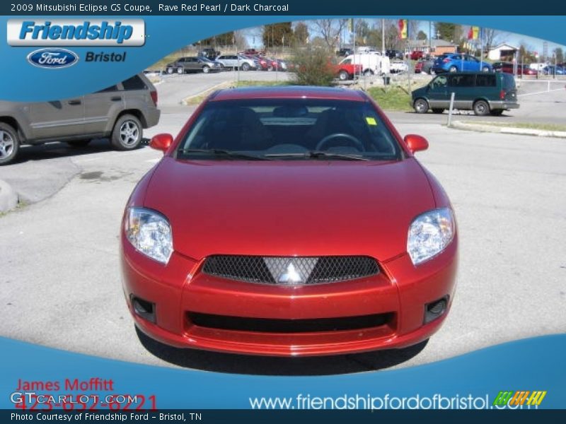 Rave Red Pearl / Dark Charcoal 2009 Mitsubishi Eclipse GS Coupe