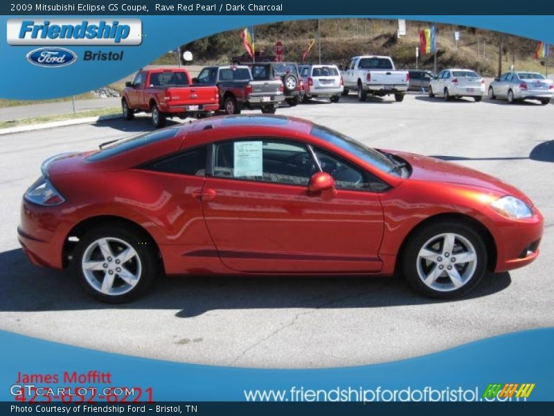 Rave Red Pearl / Dark Charcoal 2009 Mitsubishi Eclipse GS Coupe