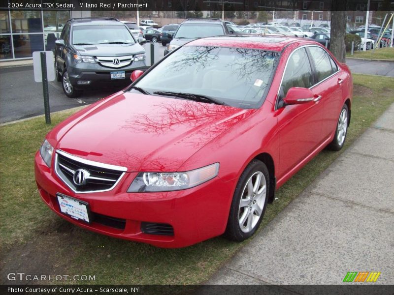 Milano Red / Parchment 2004 Acura TSX Sedan