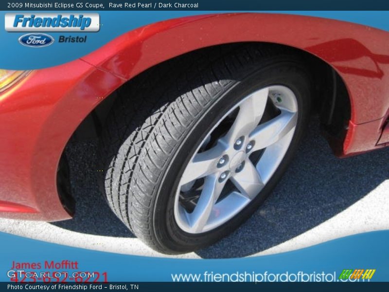 Rave Red Pearl / Dark Charcoal 2009 Mitsubishi Eclipse GS Coupe
