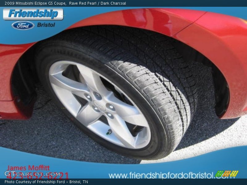 Rave Red Pearl / Dark Charcoal 2009 Mitsubishi Eclipse GS Coupe