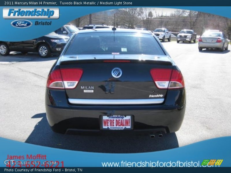 Tuxedo Black Metallic / Medium Light Stone 2011 Mercury Milan I4 Premier