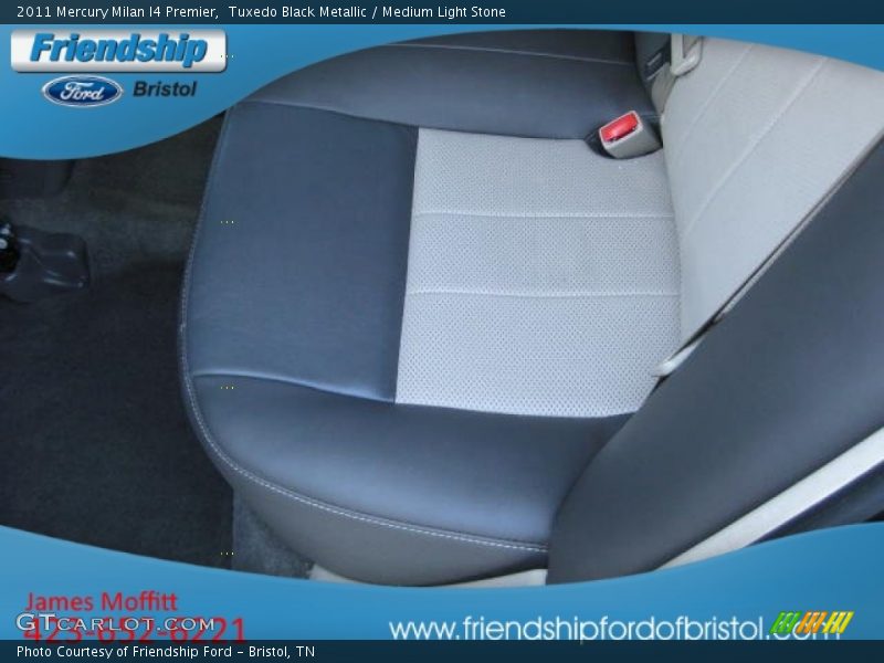 Tuxedo Black Metallic / Medium Light Stone 2011 Mercury Milan I4 Premier