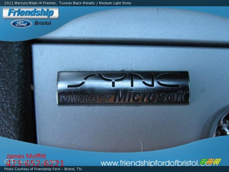 Tuxedo Black Metallic / Medium Light Stone 2011 Mercury Milan I4 Premier