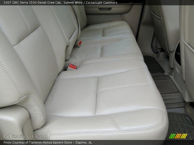 Summit White / Cocoa/Light Cashmere 2007 GMC Sierra 1500 Denali Crew Cab