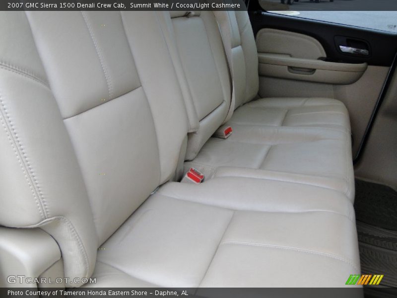 Summit White / Cocoa/Light Cashmere 2007 GMC Sierra 1500 Denali Crew Cab