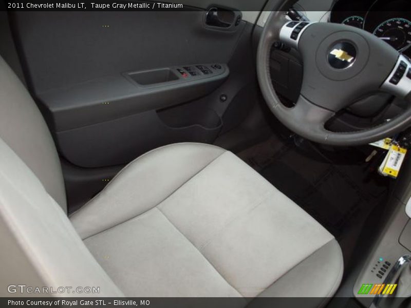 Taupe Gray Metallic / Titanium 2011 Chevrolet Malibu LT