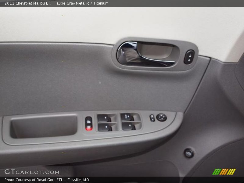 Taupe Gray Metallic / Titanium 2011 Chevrolet Malibu LT