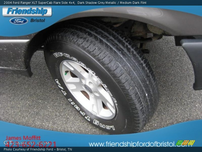 Dark Shadow Grey Metallic / Medium Dark Flint 2004 Ford Ranger XLT SuperCab Flare Side 4x4