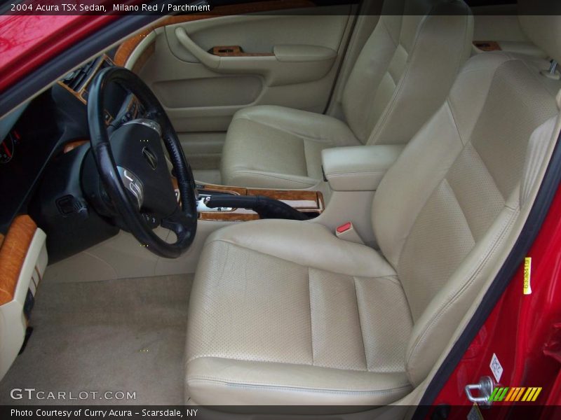 Milano Red / Parchment 2004 Acura TSX Sedan