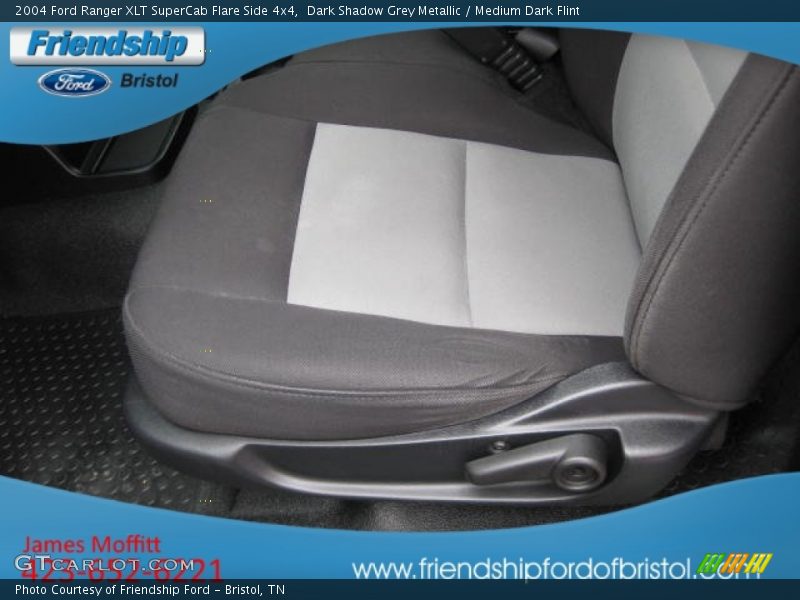 Dark Shadow Grey Metallic / Medium Dark Flint 2004 Ford Ranger XLT SuperCab Flare Side 4x4