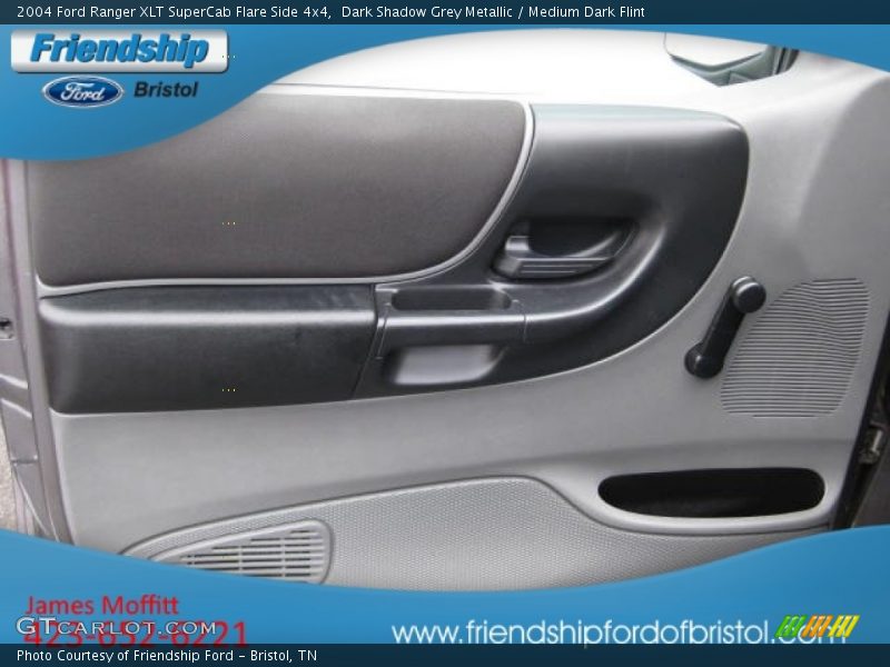 Dark Shadow Grey Metallic / Medium Dark Flint 2004 Ford Ranger XLT SuperCab Flare Side 4x4