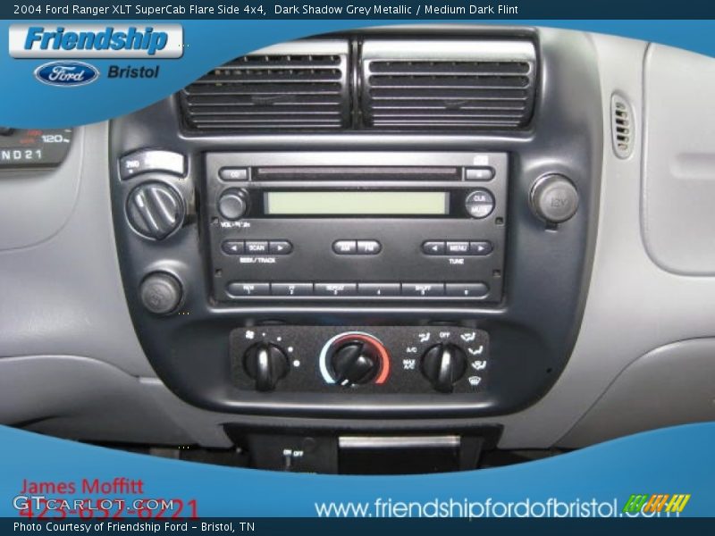 Dark Shadow Grey Metallic / Medium Dark Flint 2004 Ford Ranger XLT SuperCab Flare Side 4x4