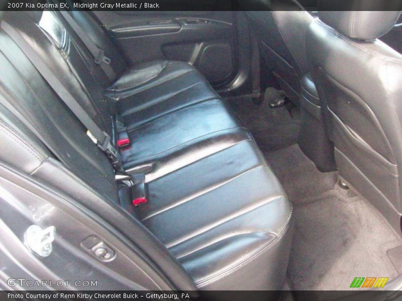 Midnight Gray Metallic / Black 2007 Kia Optima EX