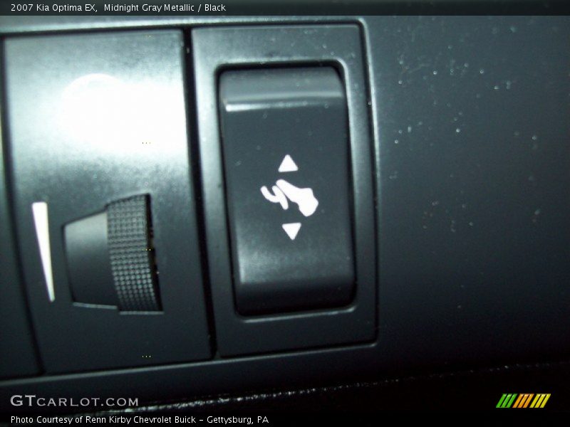 Midnight Gray Metallic / Black 2007 Kia Optima EX