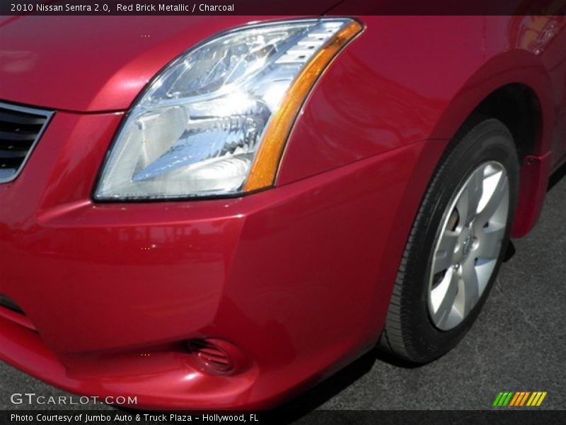 Red Brick Metallic / Charcoal 2010 Nissan Sentra 2.0