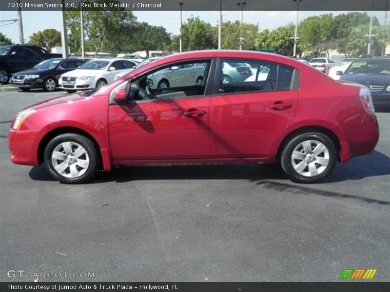 Red Brick Metallic / Charcoal 2010 Nissan Sentra 2.0